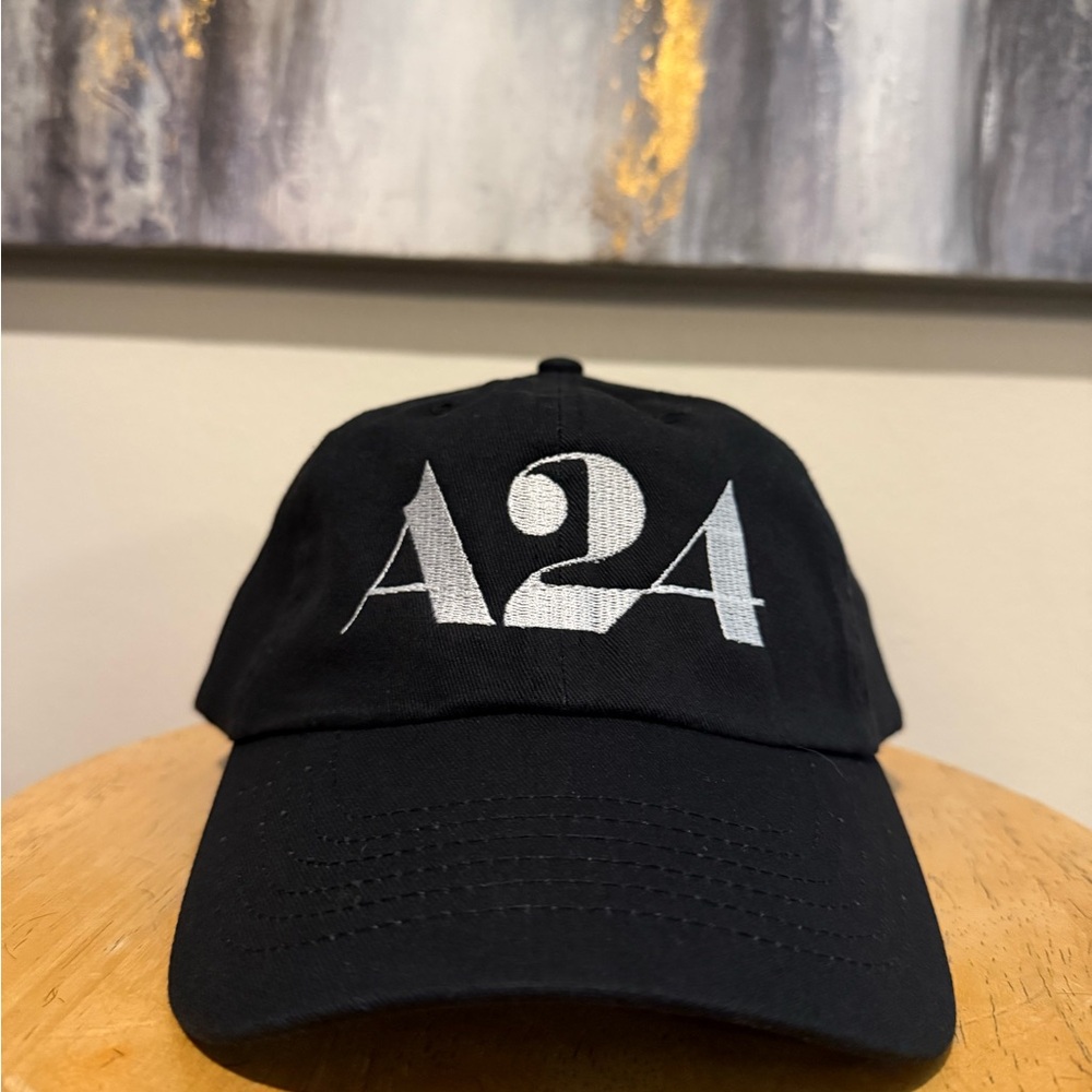 Black A24 Logo Cap